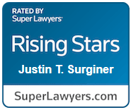 Rated By Super Lawyers | Rising Stars Justin T. Surginer | SuperLawyers.com
